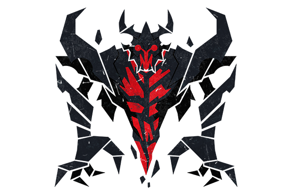 Glitter Monster Hunter Sticker - Shadow Fiend