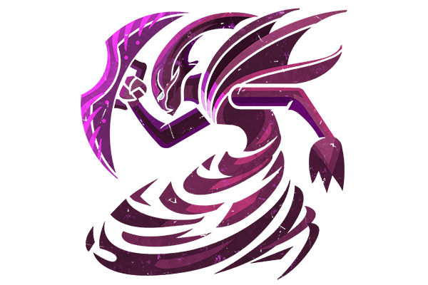 Glitter Monster Hunter Sticker - Spectre