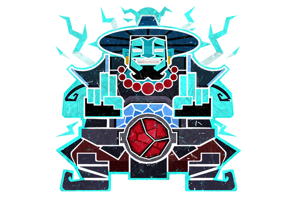 Glitter Monster Hunter Sticker - Storm Spirit