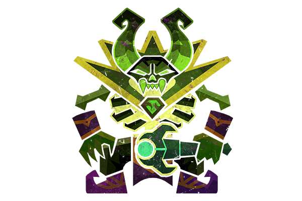 Glitter Monster Hunter Sticker - Pugna
