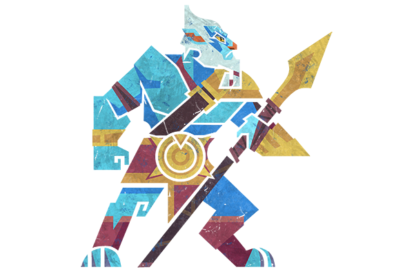 Glitter Monster Hunter Sticker - Phantom Lancer