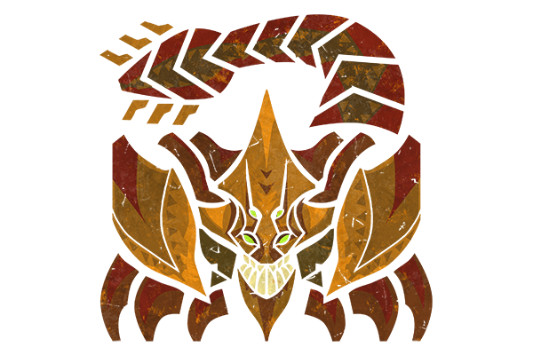 Glitter Monster Hunter Sticker - Sand King