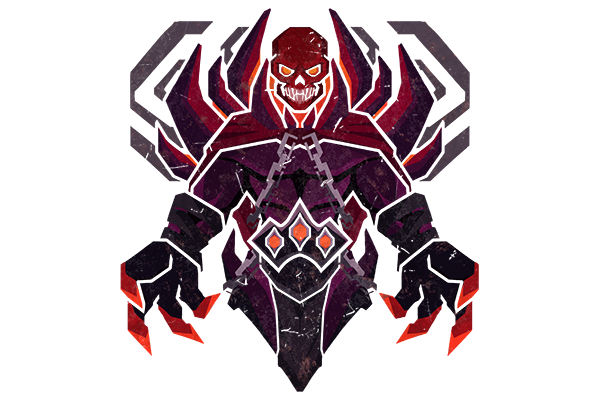 Glitter Monster Hunter Sticker - Shadow Demon