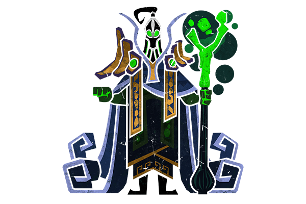 Glitter Monster Hunter Sticker - Rubick