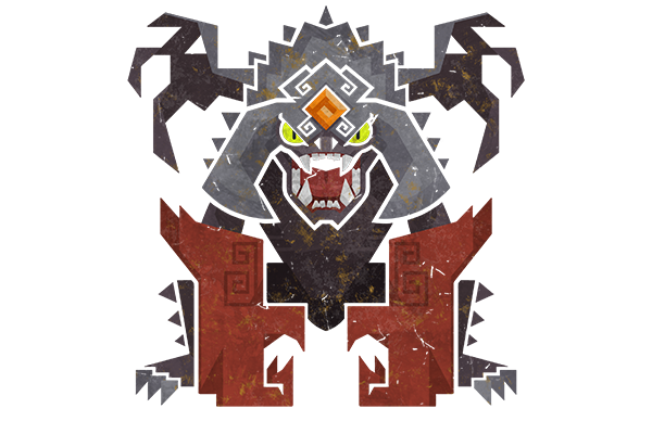 Glitter Monster Hunter Sticker - Roshan