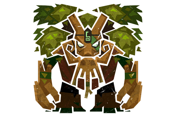 Glitter Monster Hunter Sticker - Treant Protector