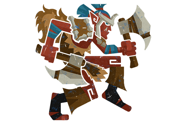Glitter Monster Hunter Sticker - Troll Warlord