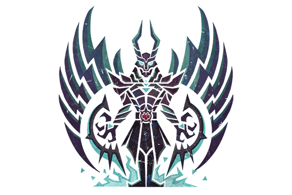 Glitter Monster Hunter Sticker - Terrorblade