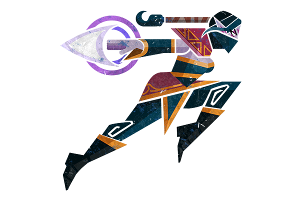 Glitter Monster Hunter Sticker - Templar Assassin