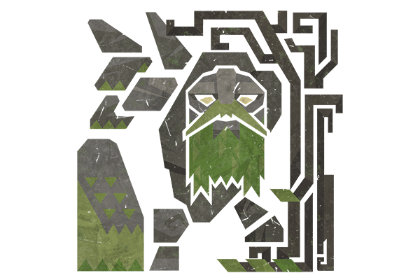 Glitter Monster Hunter Sticker - Tiny