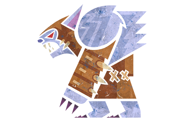 Glitter Monster Hunter Sticker - Ursa