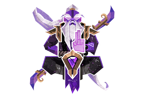 Glitter Monster Hunter Sticker - Void Spirit