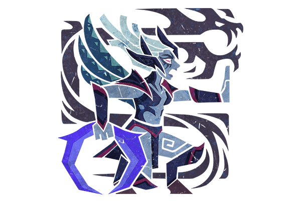 Glitter Monster Hunter Sticker - Vengeful Spirit