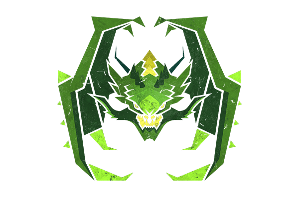 Glitter Monster Hunter Sticker - Viper