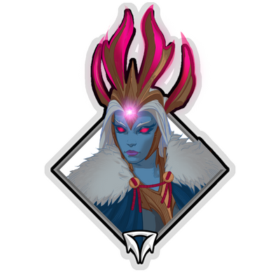 Glitter Crownfall Sticker - Shen (Parka)