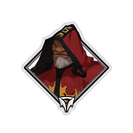 Glitter Crownfall Sticker - Warlock