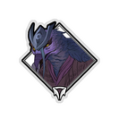 Glitter Crownfall Sticker - Scree'Auk