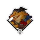 Glitter Crownfall Sticker - Spleen