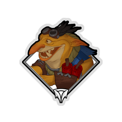 Glitter Crownfall Sticker - Spleen