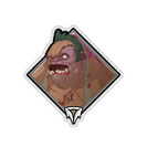 Crownfall Sticker - Pudge