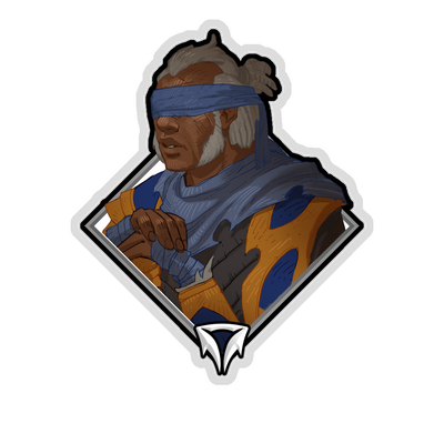 Glitter Crownfall Sticker - Blind Queensguard
