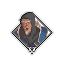 Glitter Crownfall Sticker - Midgate Guard
