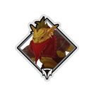 Glitter Crownfall Sticker - Gondar