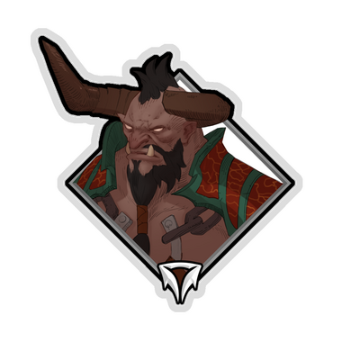 Glitter Crownfall Sticker - Centaur