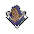 Glitter Crownfall Sticker - Crystal Maiden