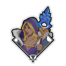 Glitter Crownfall Sticker - Crystal Maiden (Staff)