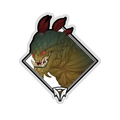 Glitter Crownfall Sticker - Graxx
