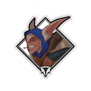Glitter Crownfall Sticker - Meepo