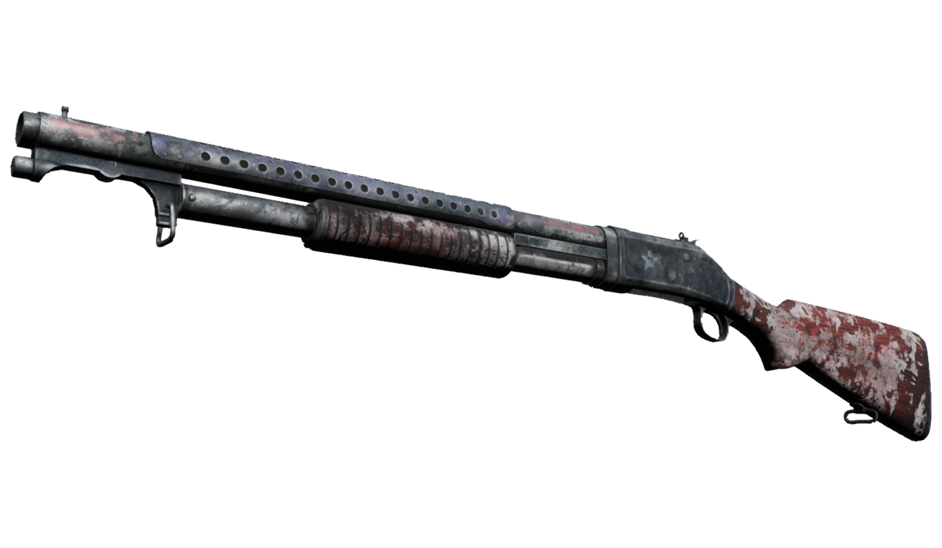 Trenchgun | Uncle Sam v2 Ice (War Torn)