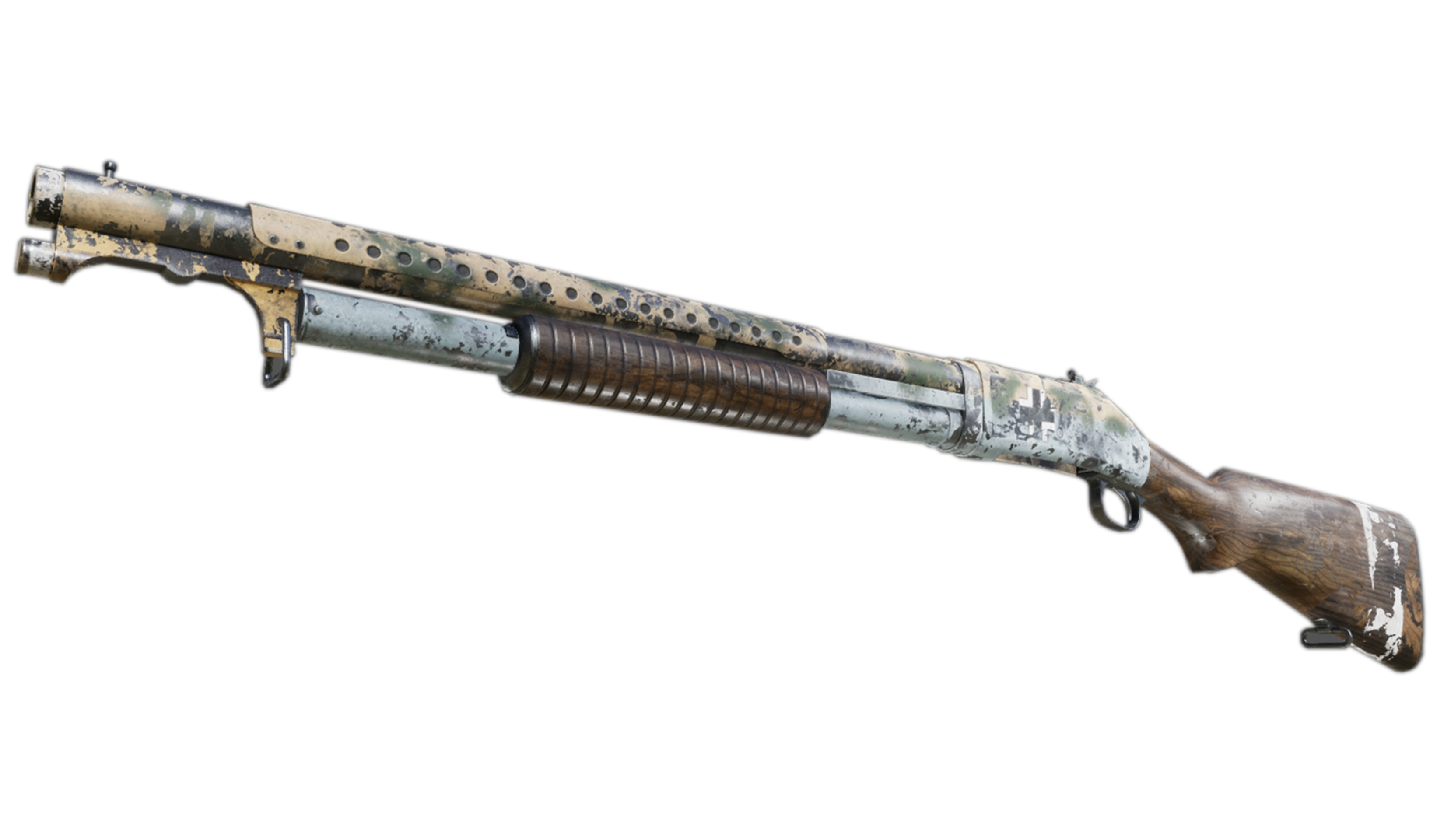 Trenchgun | Leopard Camo (Battle Hardened)