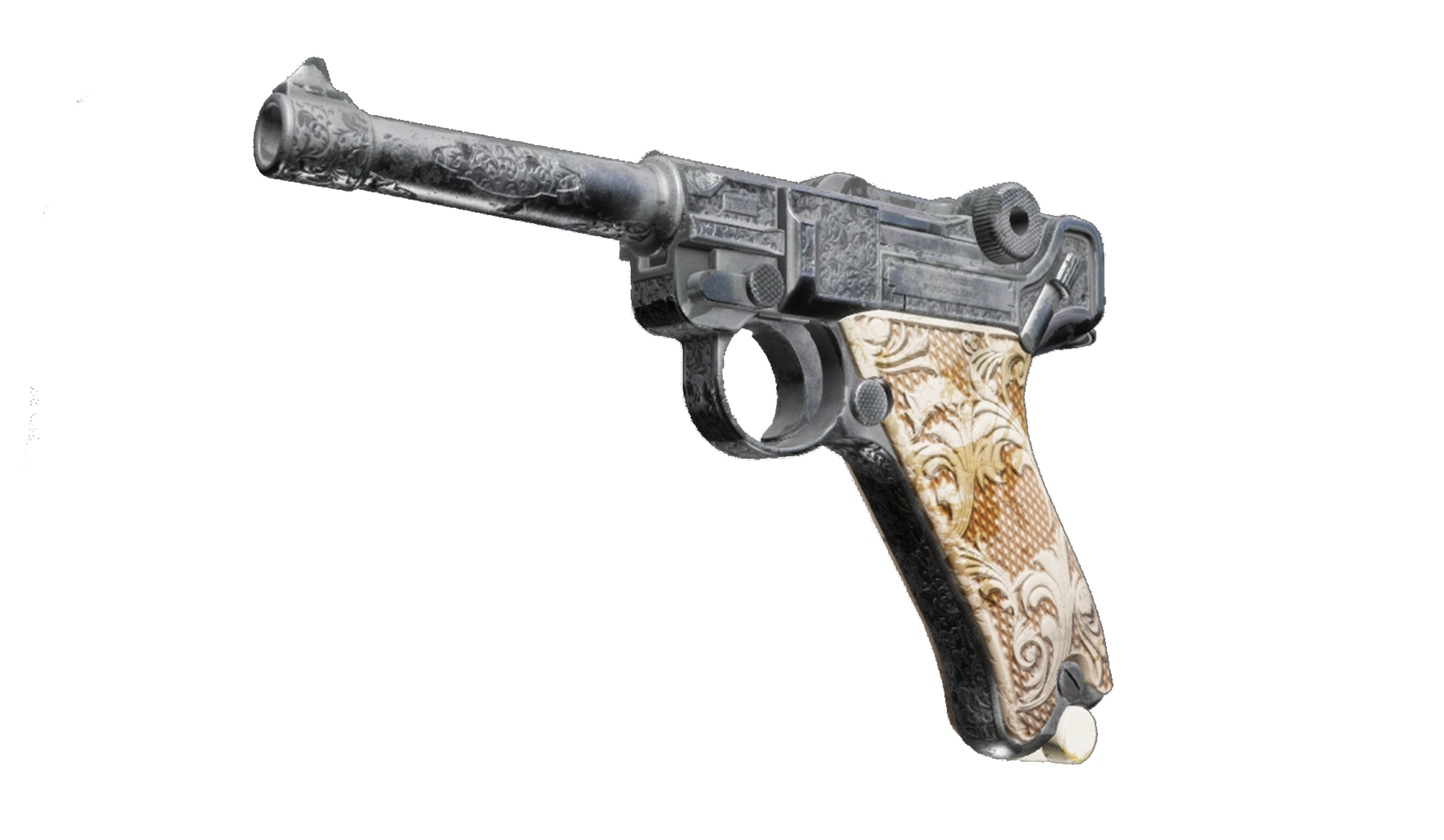Luger | Ivory (Battle Hardened)