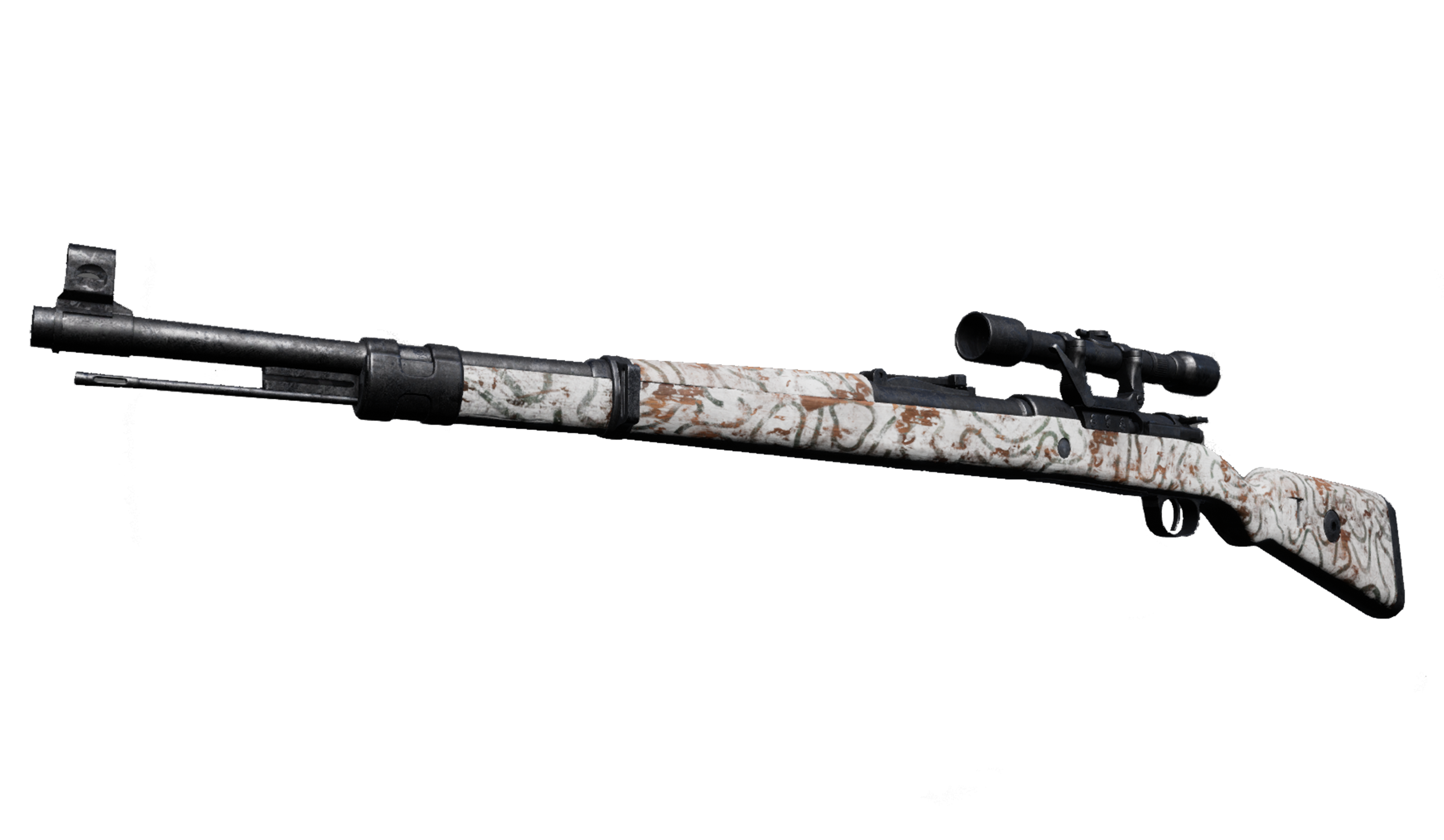 Kar98k S | Light Winter (Battle Hardened)